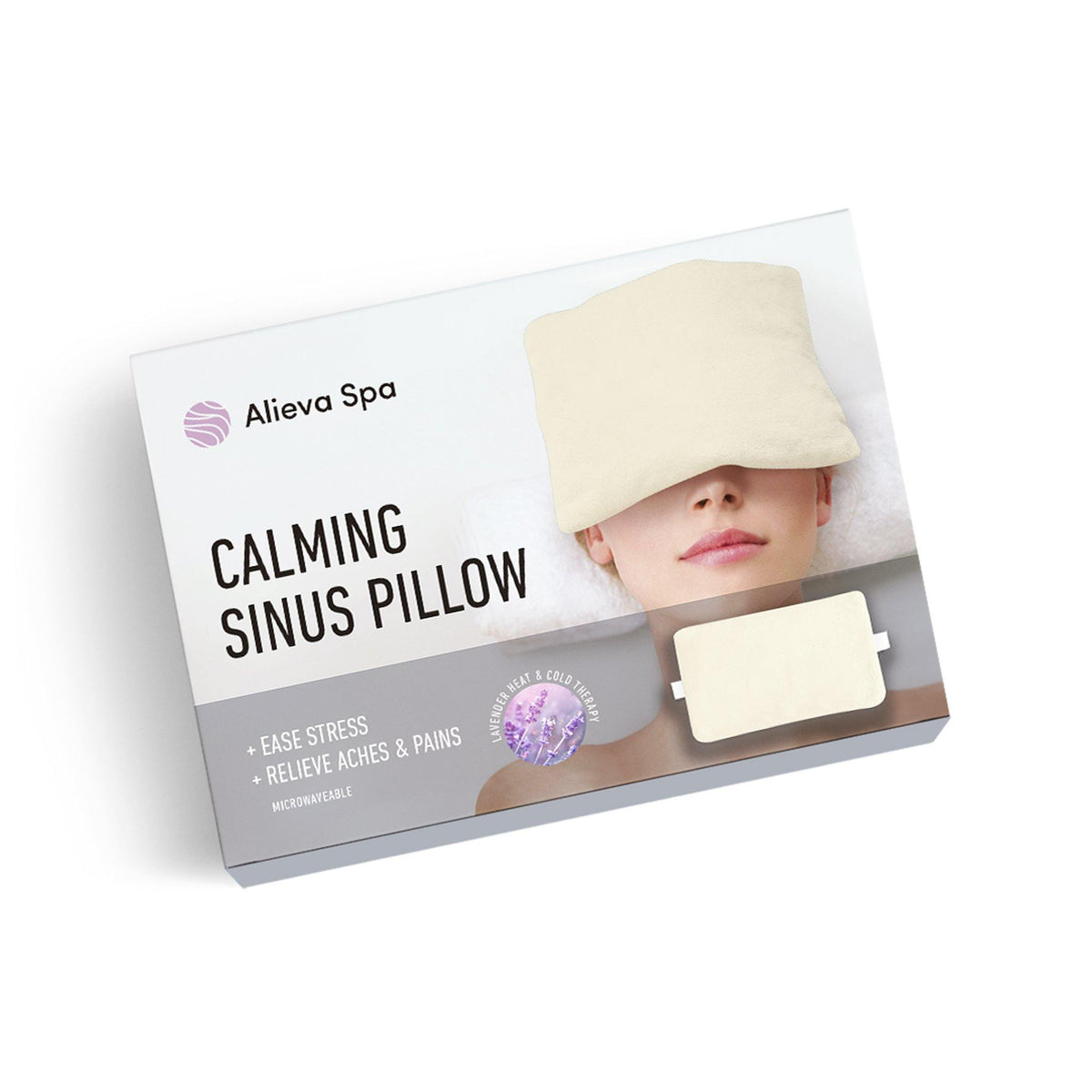 Calming Sinus Pillow Aroma and Heat Therapy for Natural Relief, Rest