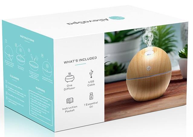 Oasis Diffuser With 3 Essential Oils - Alieva Spa