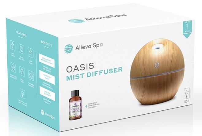 Oasis Diffuser With 3 Essential Oils - Alieva Spa