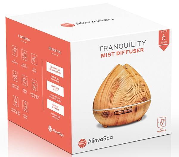 Tranquility Mist Diffuser (Large Room) With 1 Essential Oils - Alieva Spa