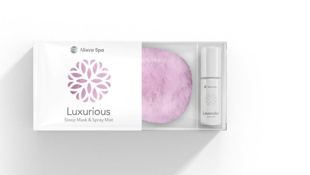 Velvet Sleep Mask + Lavender Spray - Alieva Spa