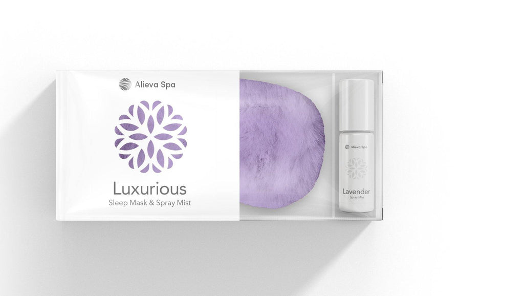 Velvet Sleep Mask + Lavender Spray - Alieva Spa